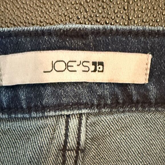 Joe's Jeans Simone Dark Blue Straight high-rise Cropped Denim size 30 - Picture 3 of 9